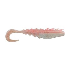 Berkley Gulp!® Saltwater Nemesis Prawn Curl Tail - 4" - Flamingo Chrome 16375...