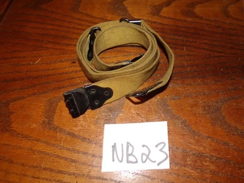 Original WW2 US Military Kerr thompson Rifle Sling unmarked good canvas