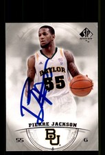 Signed Basketball Card Auto Pierre Jackson 2013-14 SP Authentic #50 Bears