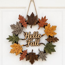 Fall Decorations for Home Hello Fall Door Sign Fall Decor Wreath Thanksgiving De