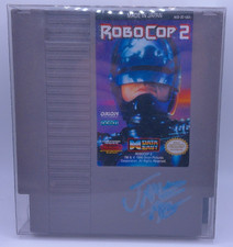 (MA1) RoboCop 2 (NES, 1991) - Signed by AVGN Angry Video Game Nerd James Rolfe