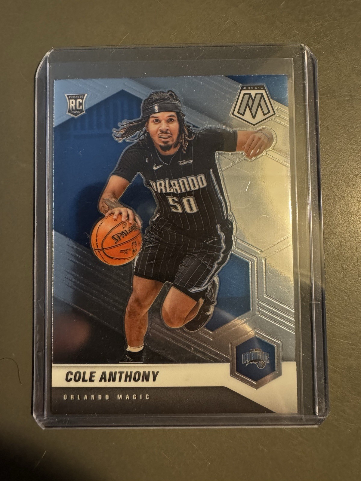 PANINI MOSAIC 2020-21 COLE ANTHONY #207 ROOKIE PINK CAMO PRIZM ORLANDO MAGIC NBA
