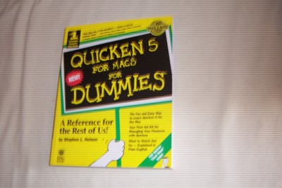 Quicken 5 for Macs for Dummies - paperback Nelson, Stephen L.