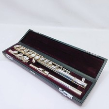 YAMAHA 211 Flute Silver Plating With Hard Case Used From Japan BD204
