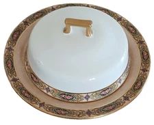 1938 Homer Laughlin Butter Dish 7.25"