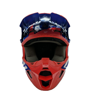 FLY RACING Kinetic Shocked Helmet Blue/Red Youth SMALL DOT ECE 73-3455YS