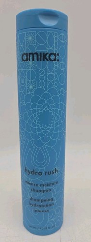 Amika Hydro Rush Intense Moisture Shampoo mit Hyaluronsäure, 275 ml