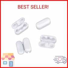 BBTO 30 Pack Chain Connectors, 4.5mm Ball Cord Chain Clips, Plastic Roller Shade