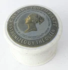 John Gosnell Cherry Tooth Paste Ceramic Advertising Pot & Lid Queen Portrait