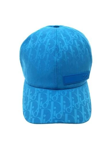 Christian Dior/Bonnet/L/Toile/BLU/Motif Allover/Homme/023C909I5545