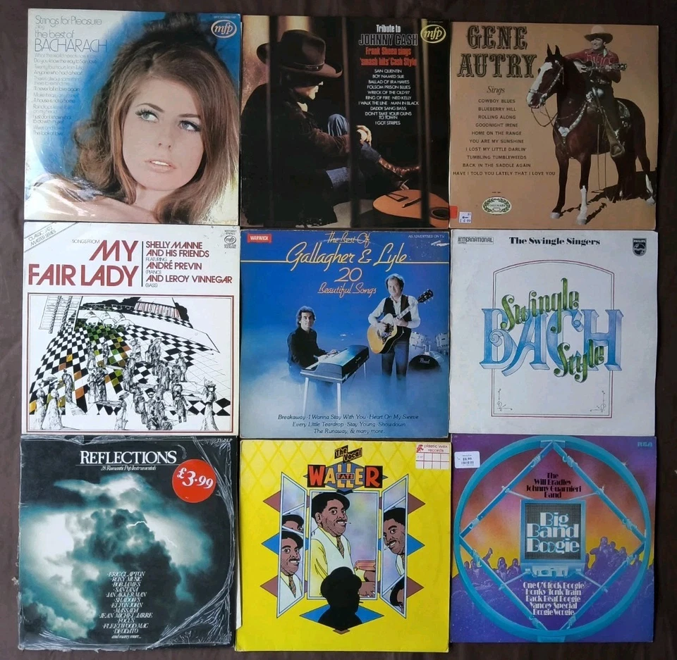 8. JOBLOT BUNDLE: 72 X VINYL LP"S MIXED GENRES; FOLK, JAZZ, COUNTRY - Image 2 of 4