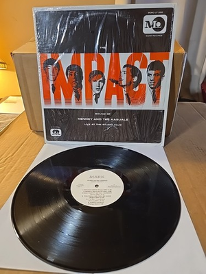#ad KENNY AND THE KASUALS The Impact Sound LP Garage Rock Wt Lbl Heavy SlickCover $15.00