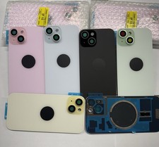 Back Glass Metal Magnet for iPhone 15 Yellow
