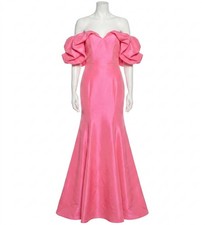 Jovani Off The Shoulder Ruffled Sleeves Mermaid Gown Size 2
