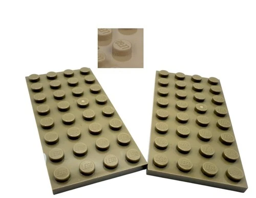 LEGO ® 2x plate 4x8 sand yellow 3035 / 6006524 base plate plate spare part