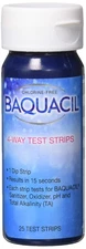 Baquacil 25 Count 4 Way Test Strips for pH Alkalinity and Pool Sanitizer
