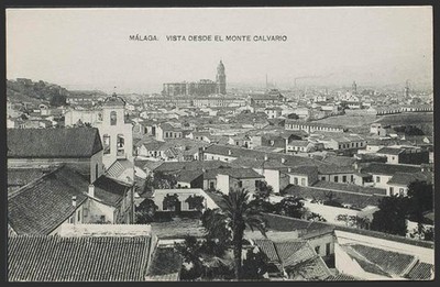 Málaga. MALAGA. Vista desde el monte Calvario.