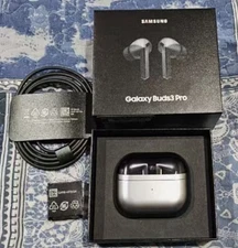 Brand New SAMSUNG Galaxy Buds 3 Pro True Wireless Bluetooth Earbuds Silver