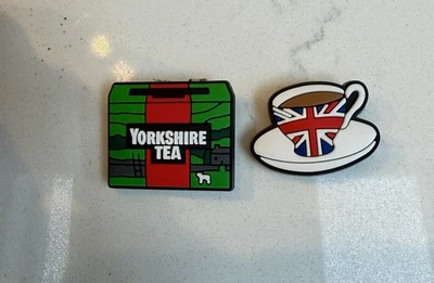 2 x Yorkshire Tea Shoe Charms