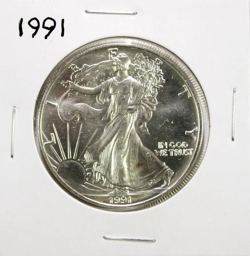 1991 American Silver Eagle BU 1 oz #JC