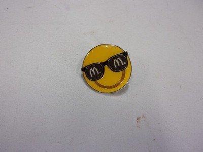 VINTAGE MCDONALDS '' HAPPY FACE WITH SHADES  '' PIN ..