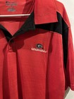 Georgia Bulldogs Champion Men’s Red Golf Polo Shirt Size Medium Short Sleeve UGA — photo 2