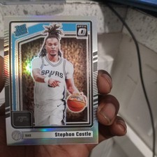 Stephon Castle Optic Holo Rated Rookie 2024-25 Panini Donruss Prizm RC #254