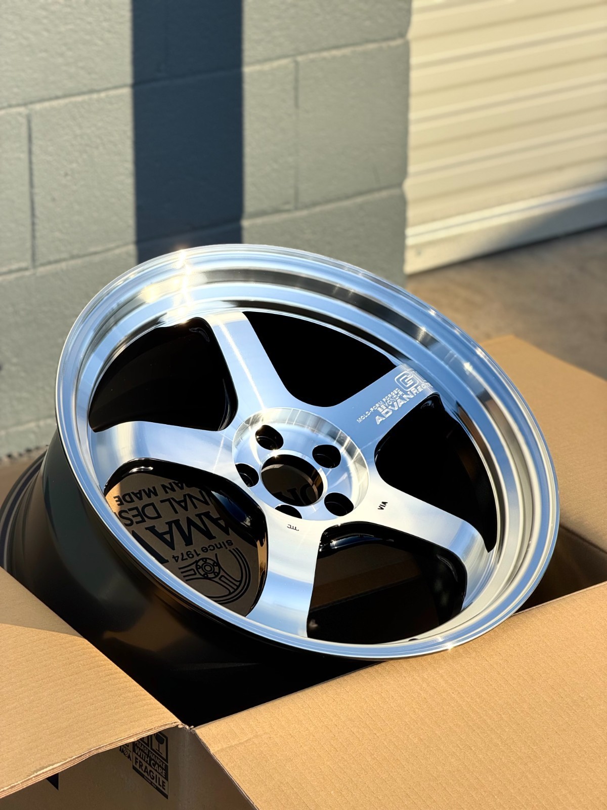 Advan GT Beyond R Wheels 18x9.5 +45 5x100 Machine & Diamond Cutting - BRZ GR86