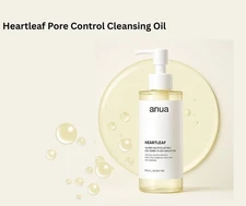 Anua Heartleaf Pore Control Cleansing Oil Korean Makeup Remover 200ml - Bulk