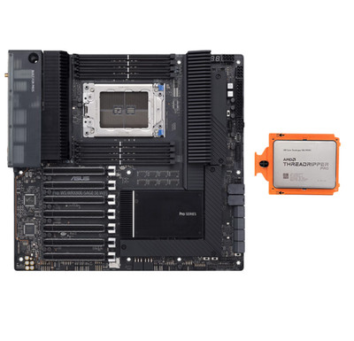 ASUS PRO WS WRX80E-SAGE SE WiFi Motherboard +AMD Ryzen Threadripper PRO 3995WX