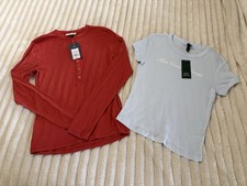 Wild Fable Women’s Short & Long Sleeve T-Shirts size Medium Lot Bundle Of 2 Tops