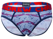 Andrew Christian Anchor Mesh Brief - 92693 - Medium, Large & X-Large