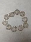 Mercury Dimes 1918-1943 PD🔥Lot Of 10 90% Silver 🔥$1 Face #10