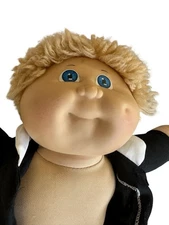 Cabbagepatch 16” 1982  Boy Light Brown Hair Blue Eyes Not Cabbage Patch Outfit