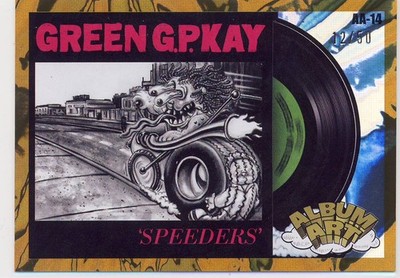 2024 GPK Battle Of The Bands Green Day Gold Album Art AA-14 Speeders 12/50