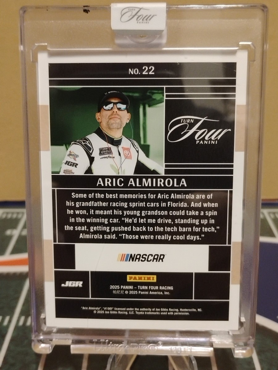 2025 Panini Turn Four Racing Aric Almirola 74/75 #22 Younglife
