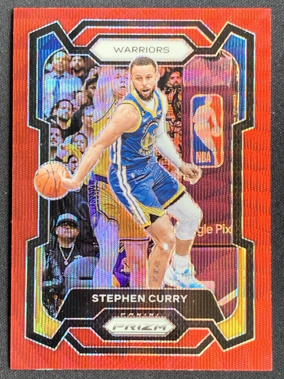 Stephen Curry 2023-24 Panini Prizm Red Wave Prizm #119