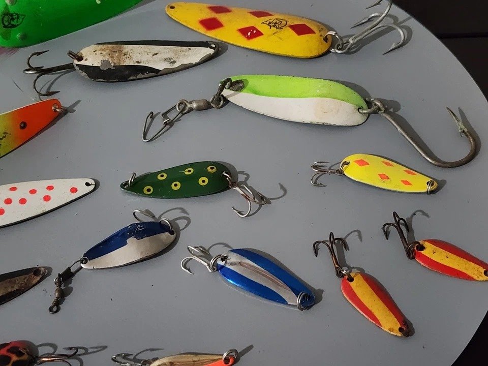 Лот винтажных ложек из тяжелых металлов приманки Daredevle Dardevlet Fjord Jr Moriyama - Изображение 4 из 4