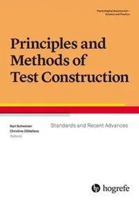 Principles and Methods of Test Construction | Karl Schweizer | Taschenbuch | VI