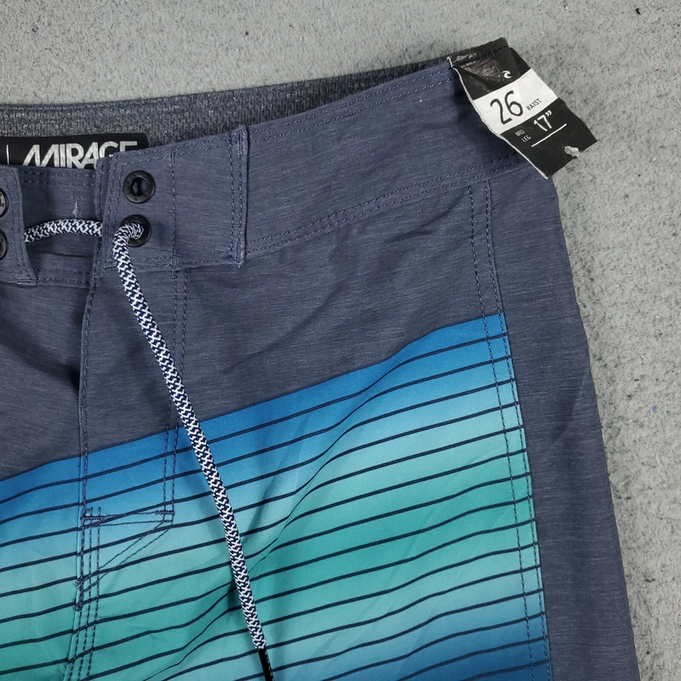 Pantalones Cortos Rip Curl Niños 26 Azul Mirage Encaje Corbata Playa Tabla Bañador Foto 3 de 4