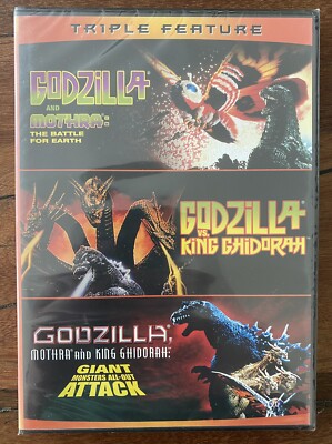 Godzilla & Mothra: The Battle for Earth / Godzilla vs King Ghidorah etc NEW DVD