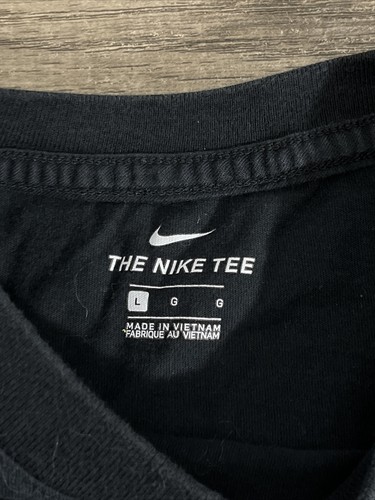 Nike The T Unisex Kids “Players Play” T-shirt Sz L Black White Red Boys Girls - Picture 3 of 3