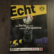 BVB * BORUSSIA DORTMUND * Stadionmagazin ECHT * Heft Nr. 115 * Das Derby