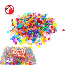 2826 PK 900 Translucent Pony Beads Bird Toy Part craft jewelry parrot toys cages