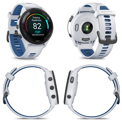 Garmin Forerunner 265 ホワイト/ブルー GARMIN Forerunner 265 – J&H Outdoors