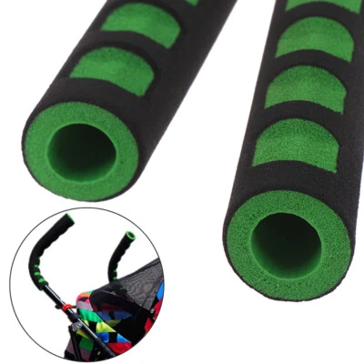 1pair baby stroller handle cover tube sleeve foam arm soft protector accessor S1