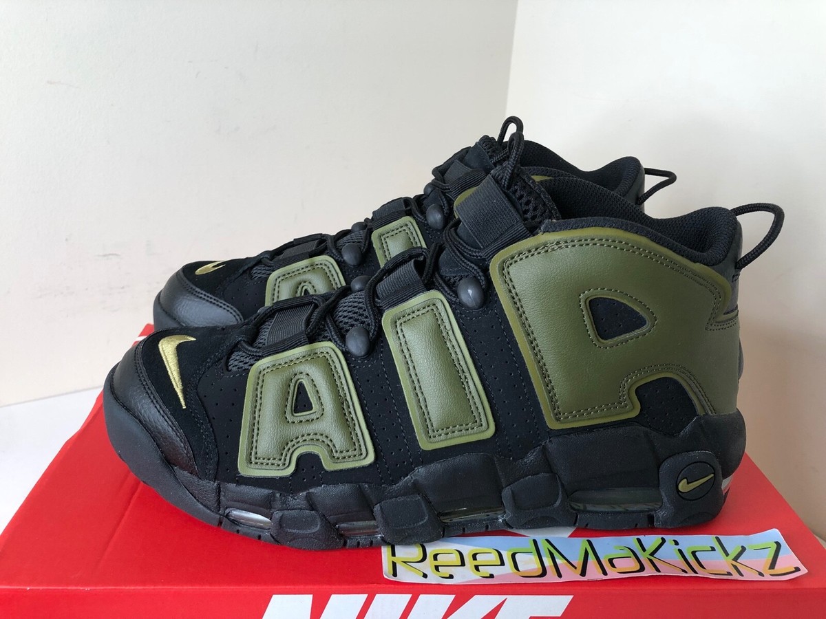 Nike Air More Uptempo '96 Black Rough Green Mens 11.5us Nike Air More Uptempo '96 Black Rough Green Mens 11.5us
