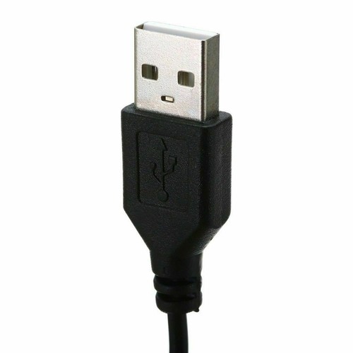 3FT/1M 3.5mm Male AUX Audio Jack To USB 2.0 Male Charge Cable Adapter Cord US - Picture 2 of 2