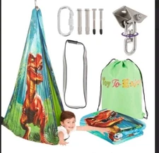 Sensory Swing for Kids with Special Needs - Double-Layer, 360° Swivel - Includes