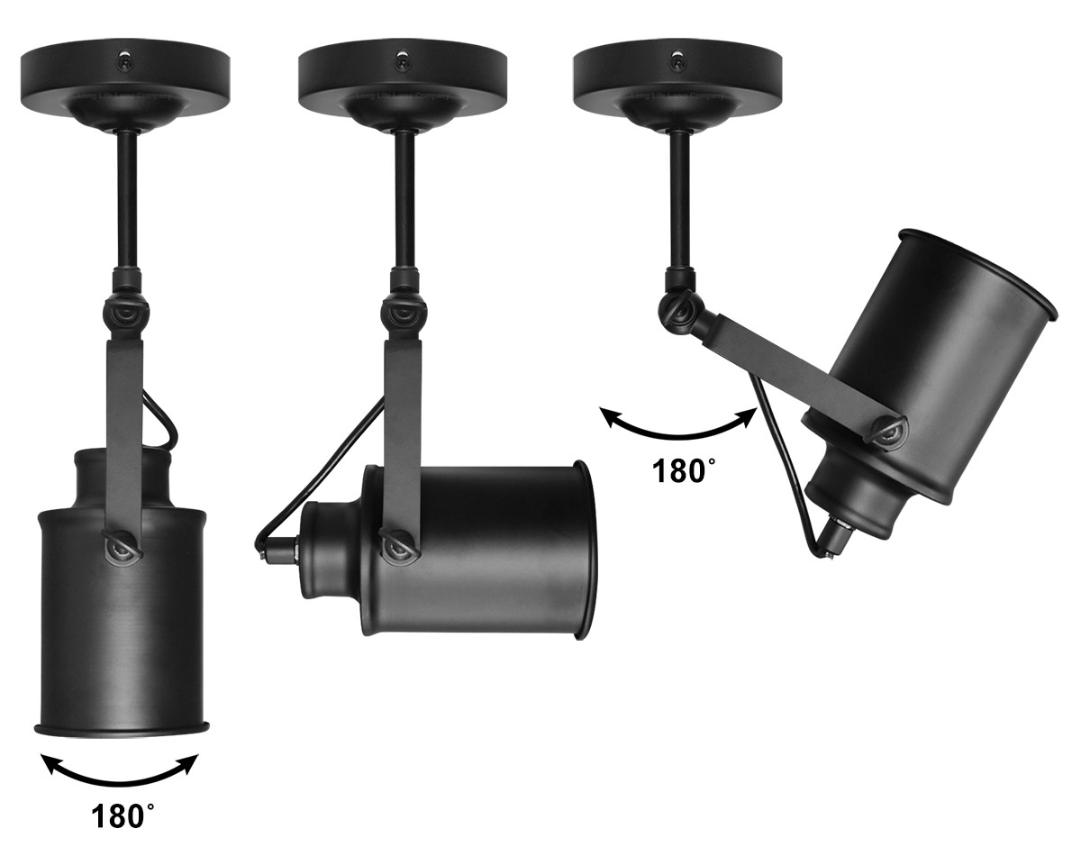 Modern Retro Adjustable GU10 Ceiling Spotlight Kitchen Bar Home Dine